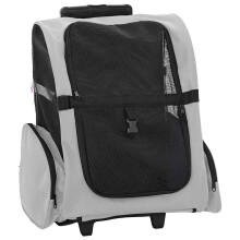 Berkfield Pet Trolley 3-in-1 Design Grey 48x32x(57-106) cm Oxford Fabric