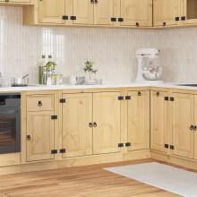 Berkfield Cabinet SKI Honey Brown 80 x 46 x 81.5 cm Solid Pine Wood