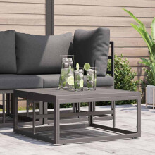 Berkfield Outdoor Furniture Black 70 x 70 x32 cm Metal