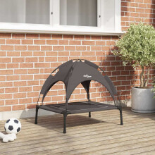 Berkfield Dog Bed Folding Manual Brown 63 x 49.5 x 60 cm Steel