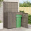 Berkfield Box Garbage Bin Box 2 pcs Grey 130 x 80 x 115 cm Polyethylene 1