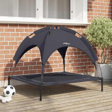 Berkfield Dog Bed Folding Manual Black 90 x 81 x 80.5 cm Steel