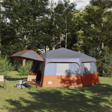 Berkfield Instant Tent with Rainfly 12-Person Quick-Release with Roof
