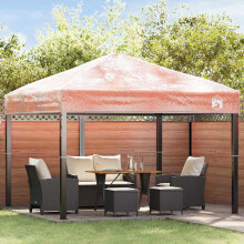 Berkfield Gazebo Cover Replacement Transparent 300 x 300 x 26 cm PVC