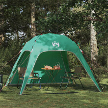 Berkfield Instant Tent 4-Person Quick-Release Sea Green 185T Polyester