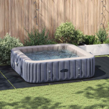 Berkfield Pool Ground Sheet Black 550 x 280 x 0.1 cm Non-woven Fabric