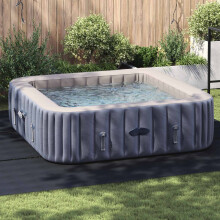 Berkfield Pool Ground Sheet Black 396 x 396 x 0.1 cm Non-woven Fabric