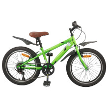Berkfield Kids Bike 24'' 6-Speed for 8-12 Years Old Green