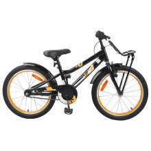 Berkfield Kids Bike 18 Inches for 5-7 Years Old Orange Black