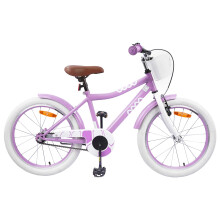 Berkfield Kids Bike 18 Inches for 5-7 Years Old Purple