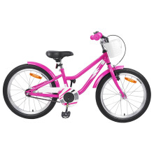 Berkfield Kids Bike 18 Inches for 5-7 Years Old Dark Pink