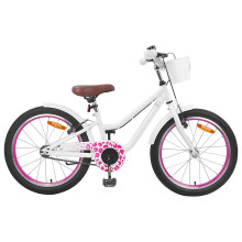 Berkfield Kids Bike with Training Wheels 18 Inches for 5-7 Years Old