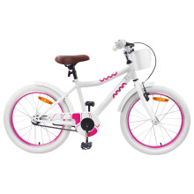 Berkfield Kids Bike 18 Inches for 5-7 Years Old White