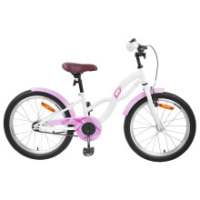 Berkfield Kids Bike 18 Inches for 5-7 Years Old White
