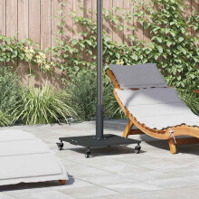 Berkfield Parasol Base Black 45 x 45 x 31.5 cm