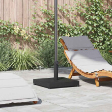 Berkfield Parasol Base Black 45 x 45 x 31.5 cm