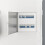 Berkfield Access Panel White 53 x 53 x 3 cm Steel 1