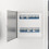 Berkfield Access Panel White 63 x 63 x 3 cm Steel 1