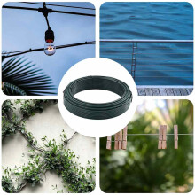 Berkfield Fence Binding Wire Green 80 m PVC