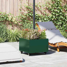 Berkfield Parasol Base Manual Green 45 x 45 x 45 cm Steel