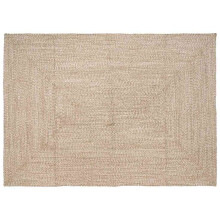 Berkfield Area Rugs Rectangular Natural and White 160 x 230 cm Jute