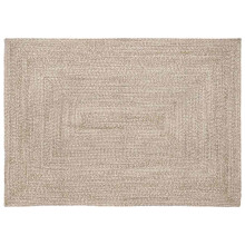 Berkfield Area Rugs Rectangular Natural and White 140 x 200 cm Jute