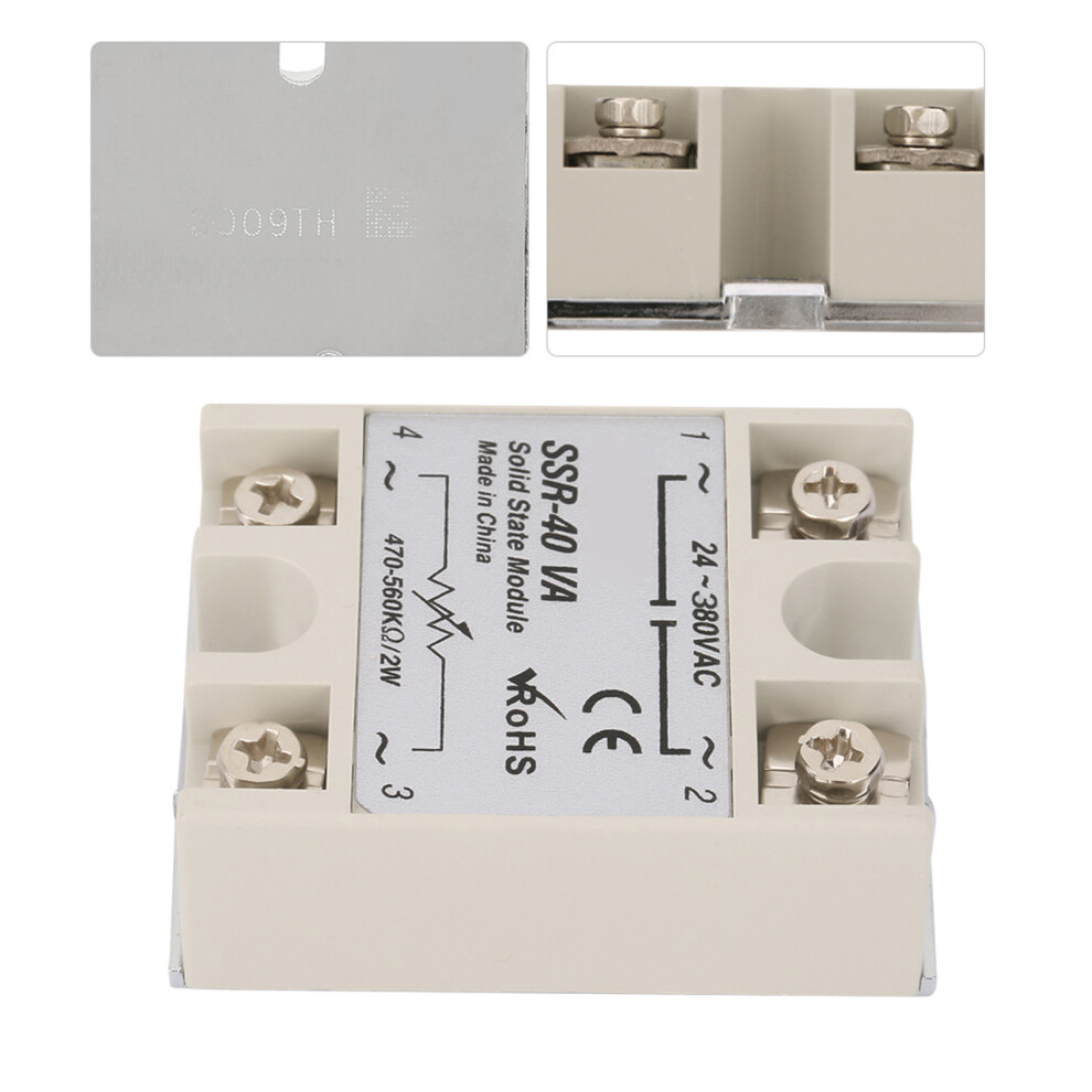 Ssr-40Va Solid State Relay 40Va Compact, Black 4971393820994