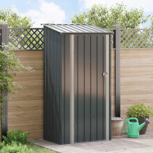 Berkfield Garden Sheds Anthracite 103 x 74 x 200 cm Metal