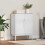 Berkfield Sideboard FLORO White 70 x 30 x 70.5 cm Solid Pine Wood 1