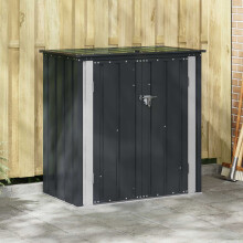 Berkfield Garden Storage Box Black 101.5 x 57 x 100.5 cm Steel
