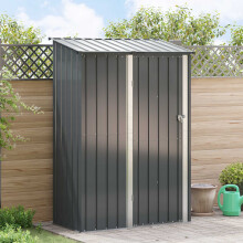 Berkfield Garden Sheds Anthracite 140.5 x 74 x 200 cm Metal
