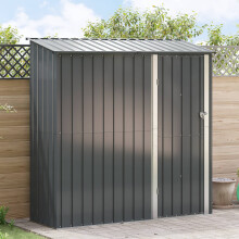 Berkfield Garden Sheds Anthracite 203.5 x 73 x 200 cm Metal