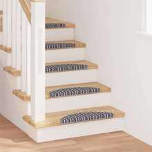 Berkfield Self-adhesive Stair Mats 15 pcs Grey 56 x 17 x 3 cm
