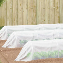 Berkfield Insect Net White 2 x 50 m Polyethylene