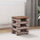 Berkfield Stool Natural 30 x 30 x 38 cm Solid Teak Wood 1