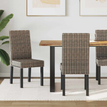Berkfield Dining Chair 2 pcs Black Wash 45 x 54 x 93 cm