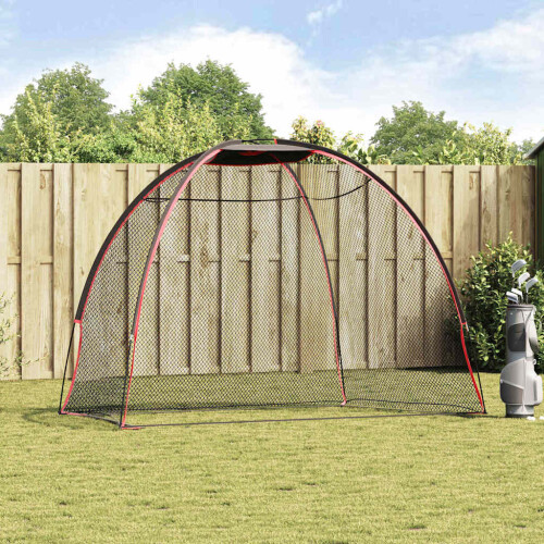 Berkfield Golf Training Aid Black 314 x 150 x 206 cm Polyester
