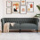 Berkfield Sofa Dark Grey 201.5 x 74.5 x 74.5 cm Polyester 1