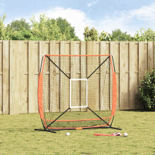 Berkfield Baseball Practice Net Folding Manual 180 x 89.5 x 152.5 cm