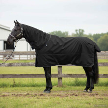 Berkfield Horse Blanket Full Black 115 cm Polyester