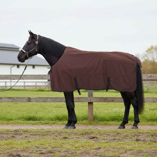 Berkfield Horse Blanket Full Dark Brown 165 cm Polyester