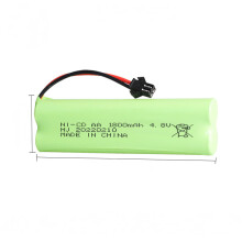 4.8V RC Car Battery Pack 1800mAh AA NiMH Rechargeable Battery for RC Cars and Toy Trucks