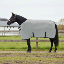 Berkfield Horse Blanket Full Light Grey and Pink 95 cm Polyester