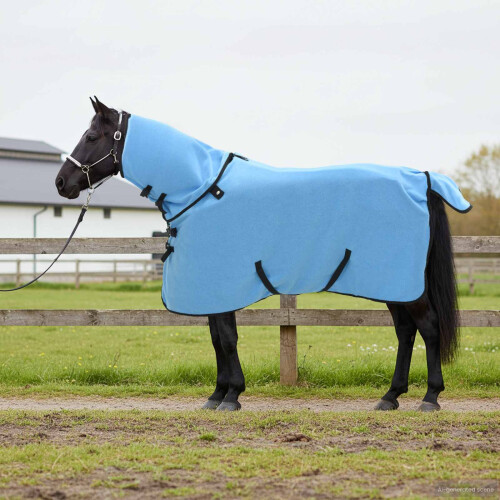 Berkfield Horse Blanket Full Aqua 115 cm Polyester