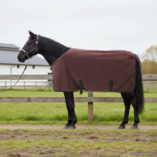 Berkfield Horse Blanket Full Dark Brown 95 cm Polyester