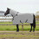 Berkfield Horse Blanket Full Light Grey and Pink 105 cm Polyester 1