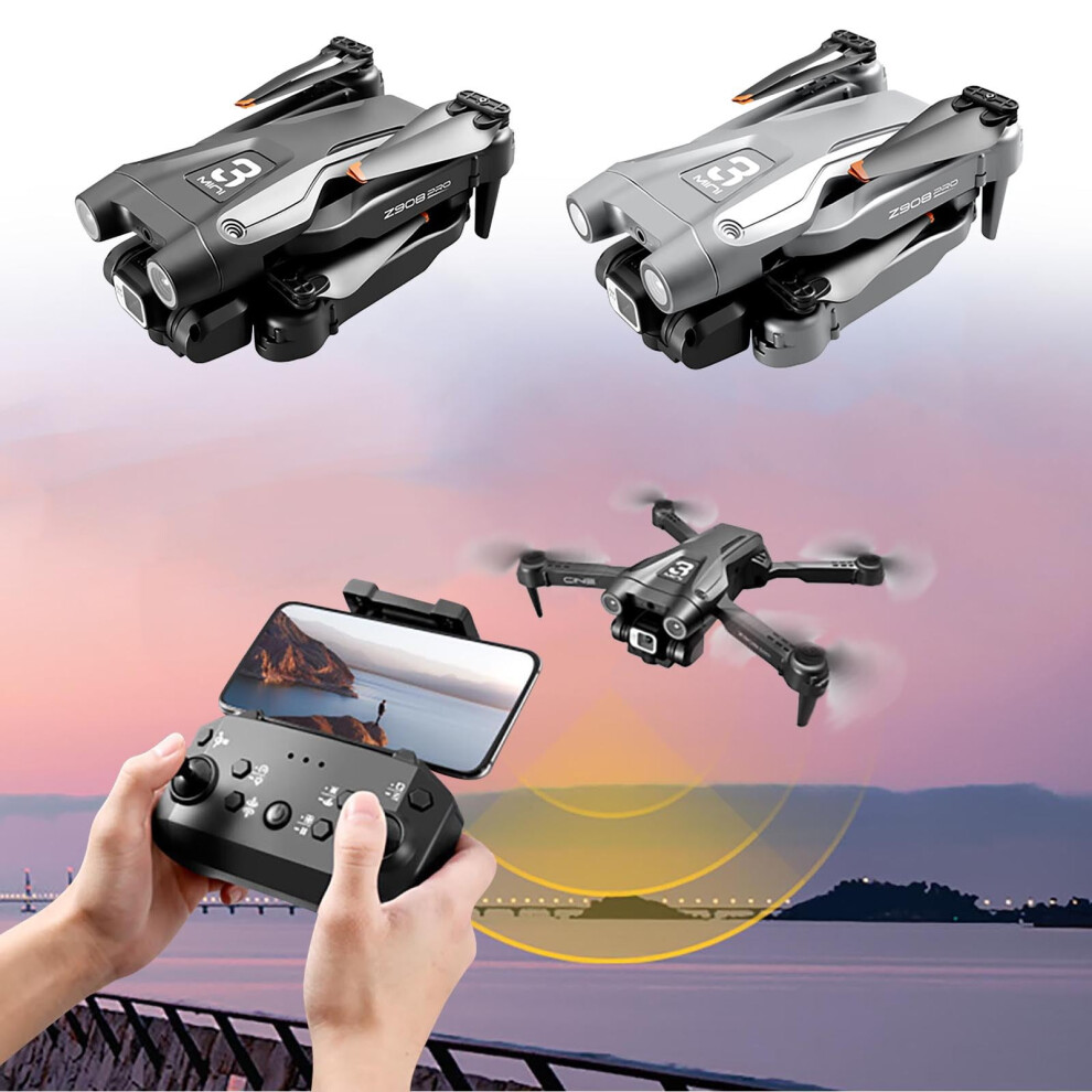 4K Drone With Dual Camera, Foldable Mini Quadcopter With Smart Obstacle Avoidance For Aerial Photography 9351714772082
