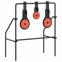 Berkfield Resetting Target Black 26 x 13 x 31 cm Steel