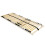 Berkfield Slatted Bed Base Brown 100 x 190 cm Solid Beech Wood 1