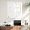 Berkfield Bulletin Board Folding White 80 x 80 x 1.4 cm Solid pine wood 1